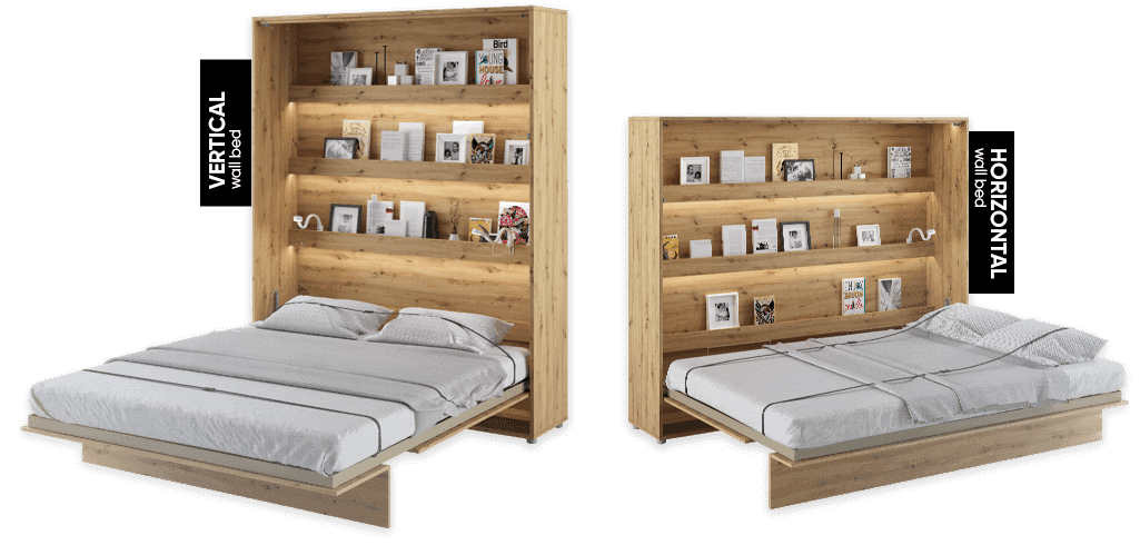 Вертикално и хоризонтално сгъваемо легло Lenart Concept Bed