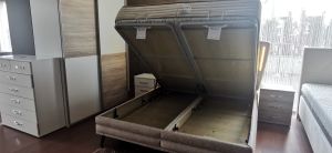 Тапицирано легло с матрак 082169