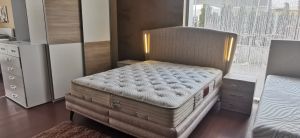 Тапицирано легло с матрак 082169