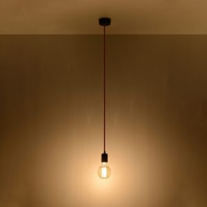 Висяща лампа EDISON черна