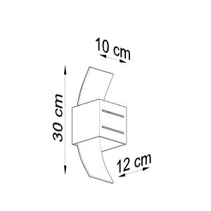 Стенна лампа LORETO бяла