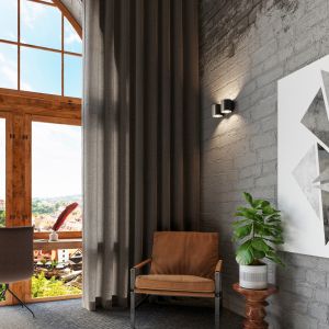Стенна лампа ORBIS 2 черна