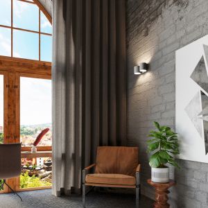 Стенна лампа ORBIS 2 сива