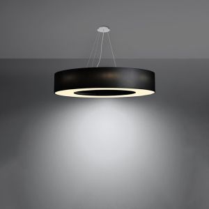 Полилей SATURNO 90 черен
