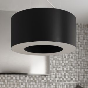 Полилей SATURNO SLIM 90 черен