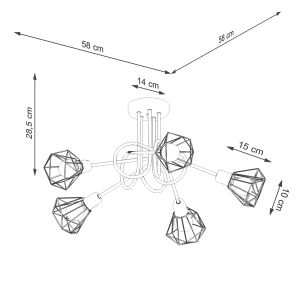 Полилей ARTEMIS 5S черен