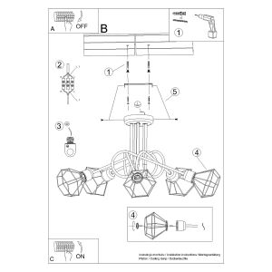 Полилей ARTEMIS 5S черен