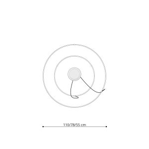 Полилей RIO 2 55/78 черен 3000K