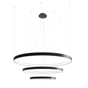 Полилей RIO 3 55/78/110 черен 3000К