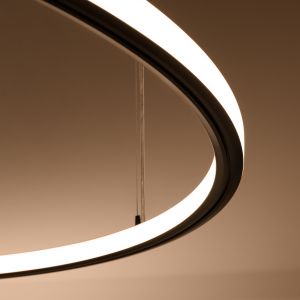 Полилей RISA 80 черен LED 3000K