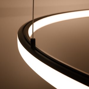 Полилей RISA 80 черен LED 3000K