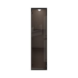 Wall Cabinet with Glass Door in Cashmere