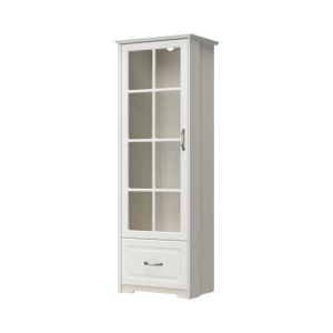 Display Cabinet in Ivory & Polar Pine 
