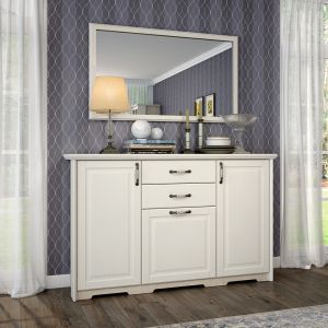 Dining Room Cabinet in Ivory & Polar Pine 