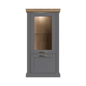 Display Cabinet in Graphite or White
