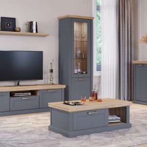 Display Cabinet in Graphite or White