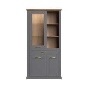 Display Cabinet in Graphite or White