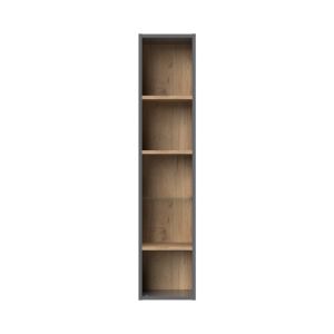 Contemporary Slim Wall Cabinet in Anthracite