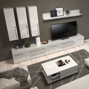 Modern Coffee Table in Beige or White