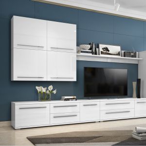 Modern Wall Cabinet in Beige or White