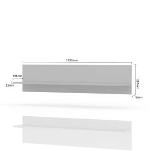Modern Wall Shelf in Beige or White