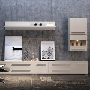 Modern Wall Shelf in Beige or White