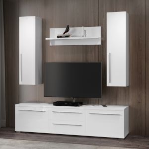 Modern Wall Shelf in Beige or White