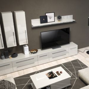 Modern Wall Shelf in Beige or White