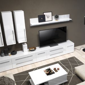 Modern Wall Shelf in Beige or White
