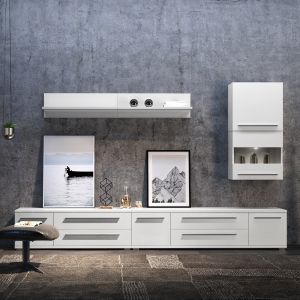 Modern Wall Shelf in Beige or White