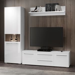 Modern Wall Shelf in Beige or White