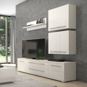 Modern Wall Shelf in Beige or White