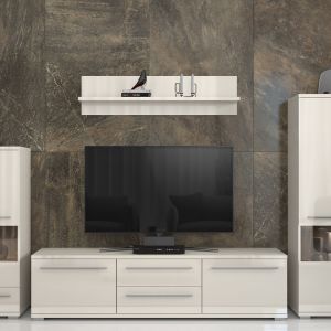 Modern Wall Shelf in Beige or White
