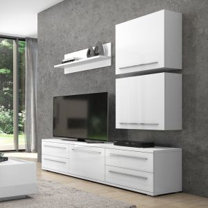 Modern Wall Shelf in Beige or White