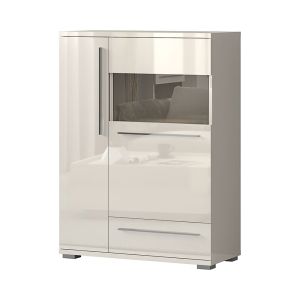Modern Display Cabinet in Beige or White