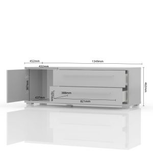 Modern TV Unit in Beige or White