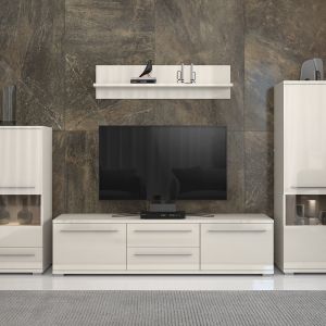 Modern TV Unit in Beige or White
