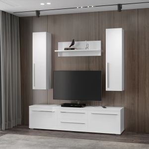 Modern TV Unit in Beige or White