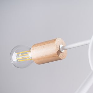 Полилей EMBER 5 бял