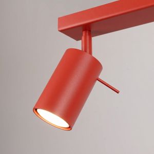 Плафон RING 6L червен