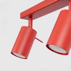 Плафон RING 6L червен