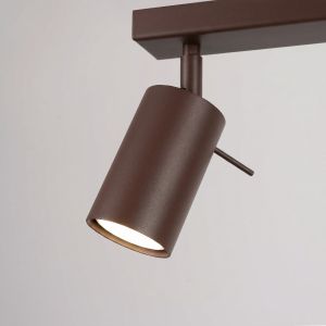 Плафон RING 6L кафяв
