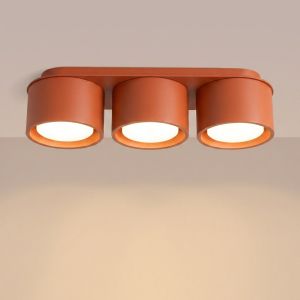Плафон MODO 3 червена охра Gx53