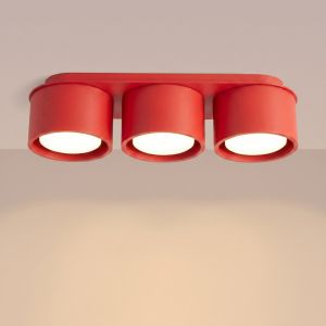 Плафон MODO 3 червен Gx53