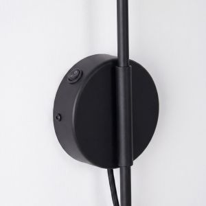 Аплик NOX 1 черен с ключ
