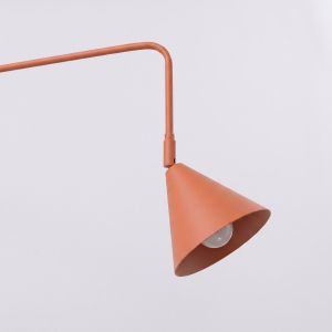 Аплик NOX 1 червена охра с ключ