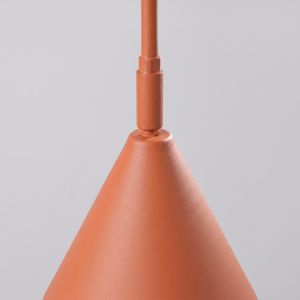 Аплик NOX 1 червена охра с ключ