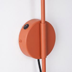 Аплик NOX 1 червена охра с ключ