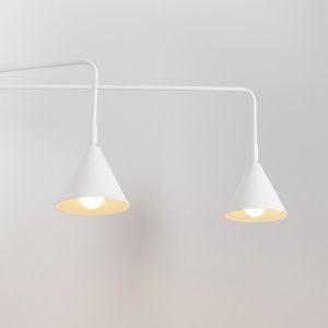 Аплик NOX 2 бял с ключ