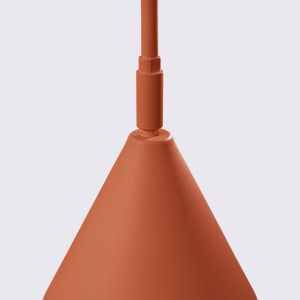 Лампион NOX червена охра